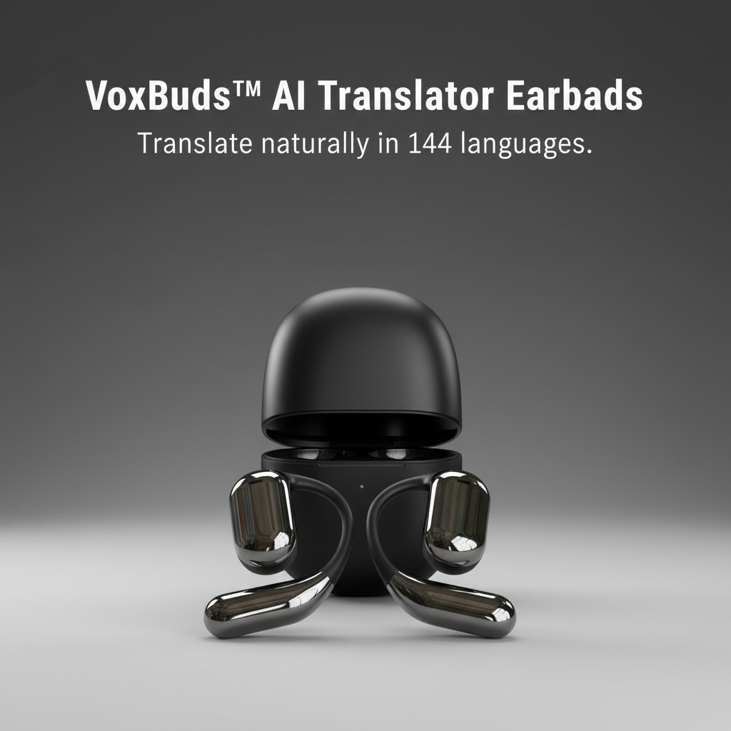 VoxBuds™ AI Translator Earbuds